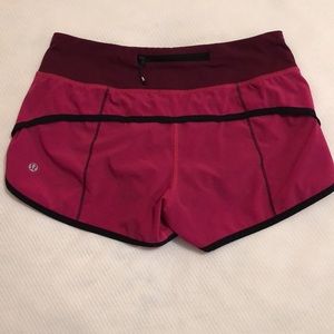 Lululemon Speed Up Shorts - size 4
